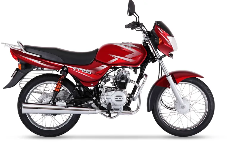 Bajaj CT 100, official product image